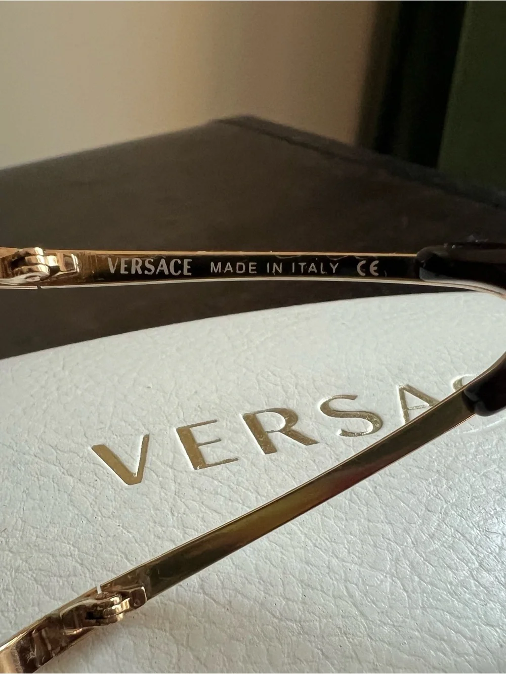 Versace Mod 2048 Vintage Oversized Designer Shield Sunglasses Made In Italy